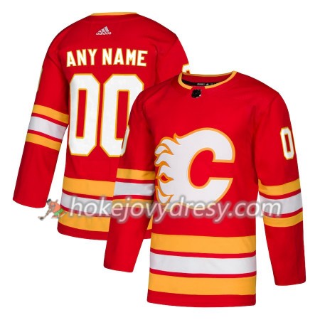 Pánské Hokejový Dres Calgary Flames Personalizované Alternate 2018-2019 Adidas Authentic